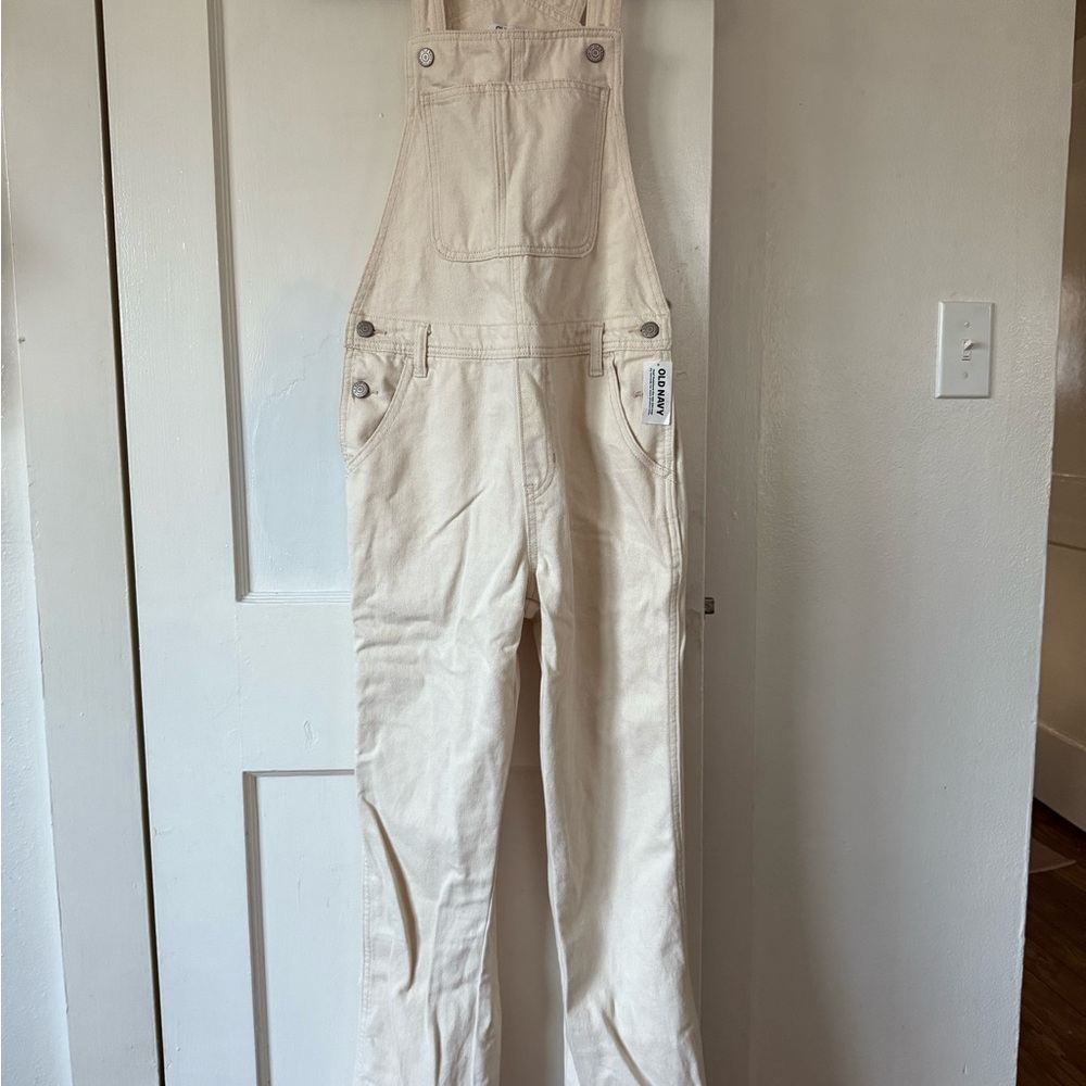Old Navy Cream Overalls